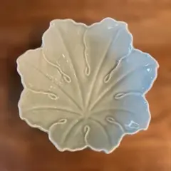 青磁 鉢 菓子鉢 花型 陶器 和食器 昭和 레트로 ヴィンテージ