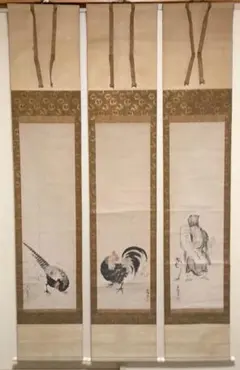 肉筆 手絵 趙佶 鷹図 花鳥図 絹本掛軸 三尺中堂 肉筆 手絵 趙佶 鷹図 花鳥図 絹本掛軸 三尺中堂 - メルカリ