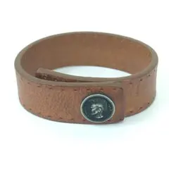 DIESEL Red Knit Bangle Y2KBracelet - メルカリ
