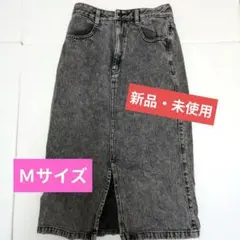 Mサイズ グレー タイトスカート 膝丈　GU