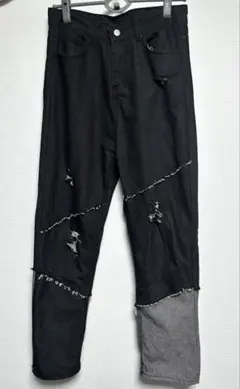 Y2K ダメージ加工 デニムパンツ