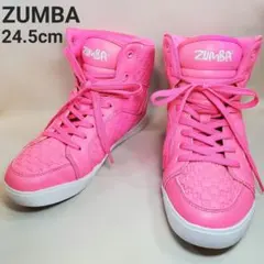 ズンバ ZUMBA スニーカー ピンク 24.5cm フィットネス