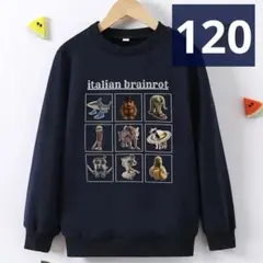 イタリアンブレインロット　薄手　トレーナー　120サイズ　ab1502