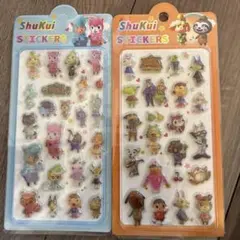 どうぶつの森　あつ森ステッカー 2パック 動物キャラクター
