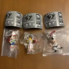 ガチャガチャ　MOTHER2 チャームマスコット　ネス　ポーラ　プー