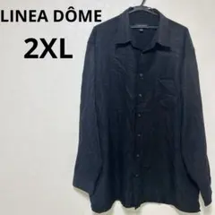 LINEA DÔME 【2XL】ブラック長袖シャツ