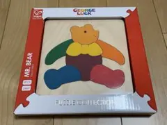 【新品】Hape George Luck 木製パズル MR. BEAR 知育玩具のサムネイル