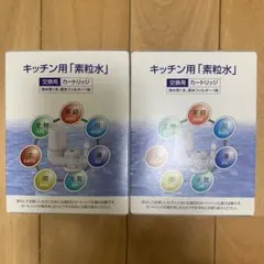 フリーサイエンス　素粒水　キッチン用カートリッジ 2個セット 2箱】キッチン用「素粒水」交換用カートリッジ - メルカリ