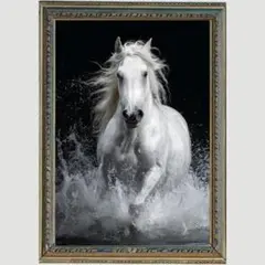 P2662 2026年干支馬 未来を切り開く勝利の馬【開運ヒーリングアート】