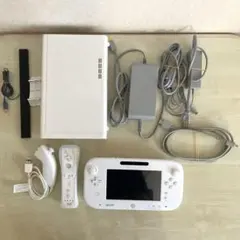 WiiU プレミアムセット 32GB 本体 リモコン ヌンチャク センサーバー付