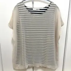 SHOO・LA・RUE シューラルー カットソー M ベージュ