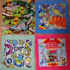 ディズニーハンドタオル未使用4枚セット