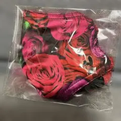YKimono バラ柄リボン付きマスク