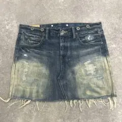 ■ POLO Ralph Lauren デニムミニスカート ヴィンテージ加工27のサムネイル