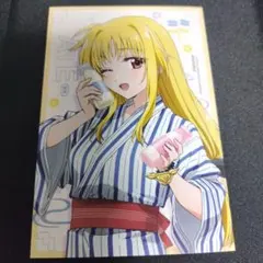 d*7様 魔法少女リリカルなのは 東京銭湯コラボ ポストカード フェイト