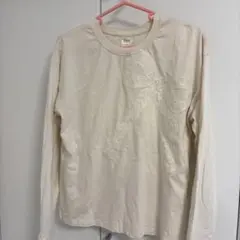 ZARA リボン刺繍 長袖Tシャツ