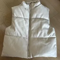 ZARA ホワイト ダウンベスト 11-12歳　152