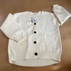 新品　GLOBAL WORK リッチライトニットVカーディガン　130