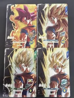 ドラゴンボール　スーパーダイバーズ　9弾　GPUR 4種セット