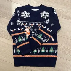 シーイン　クリスマス　冬　セーター ニット　110