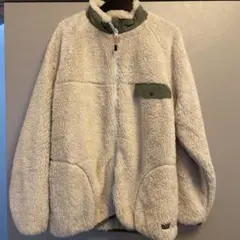 BREEZE アイボリー ボアジャケット 160