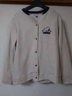 スヌーピー(PEANUTS)綿カーディガン
