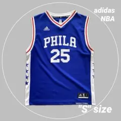 《adidas NBA》シクサーズ　ベン・シモンズ　バスケ ゲームシャツ　S相当