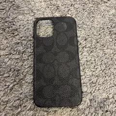 COACH ブラック iPhone12.iPhone12Pro