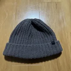 ダークグレー フリース ニット帽