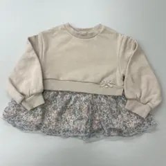 après les cours ワンピース 100 ピンクベージュ