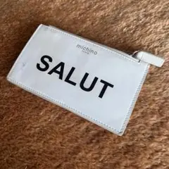 michino SALUT コイン　カード　ケース ホワイト