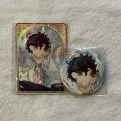 にじさんじ ART OF NIJISANJI 三枝明那 缶バッジ　カード　レア