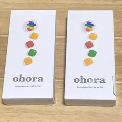 【新品 未開封】ohora オホーラ　セミキュアジェルネイルシート　2箱セット