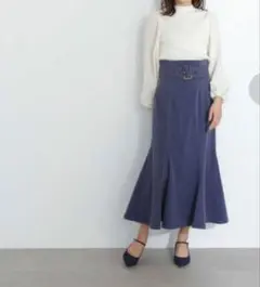 NATURAL BEAUTY BASIC デニムライクマーメイドスカート