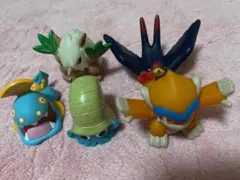 ポケモン フィギュア 5体セット　オムナイト　モウカザル　オオツバメ