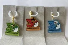 30周年 ロゴマスコット2 ポケチャーム 3種 ポカブ ツタージャ ミジュマル