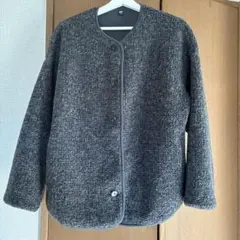 ユニクロ　ボアフリースリラックスカーディガン
