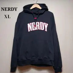 NERDY パーカー XL ブラック 刺繍ロゴのサムネイル