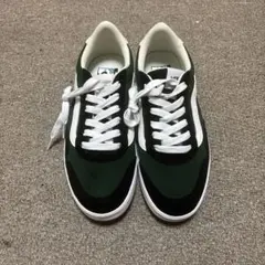Vans comfycush スニーカー　グリーンブラック　27