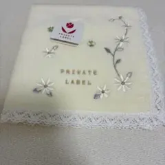 PRIVATE LABEL タオルハンカチ 花柄 レースのサムネイル