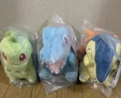 一番くじポケモン C賞旅立ちの3匹ぬいぐるみカントーコンプリート