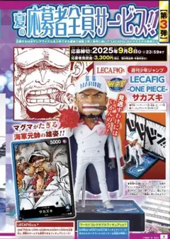 ワンピース カード レカフィグ フィギュア 応募者限定サービス サカズキ 赤犬