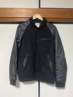Johnbull スタジャン ウール ラムレザー グレー M | Mercari