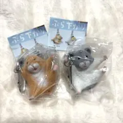 ぶら下がりハムスター 【キンクマ、シルバーグレー 】2個セット