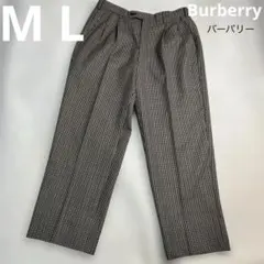 Burberry 日本製　バーバリー　スラックス　ウール　チェック　ニート　ザラ