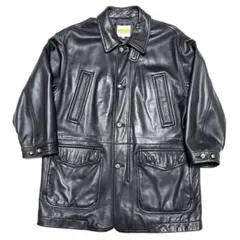 ★美品★90s★INTERMEZZO★ダーバン★ラムレザーカーコート★Mサイズ★のサムネイル