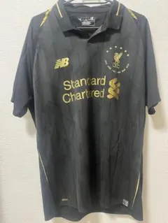 リバプール 限定ブラックアウト　18-19 Kemari87 KISHISPO / リバプール 18-19 SIGNATURE BLACK 半袖レプリカ
