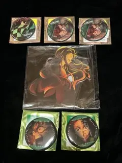 竈門炭治郎 竈門禰豆子 缶バッジ アクスタ