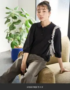 FREAK'S STORE サマーニット半袖ポロシャツ