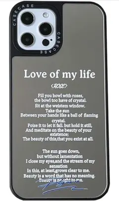 iPhone12ProMaxケース　背面ミラー